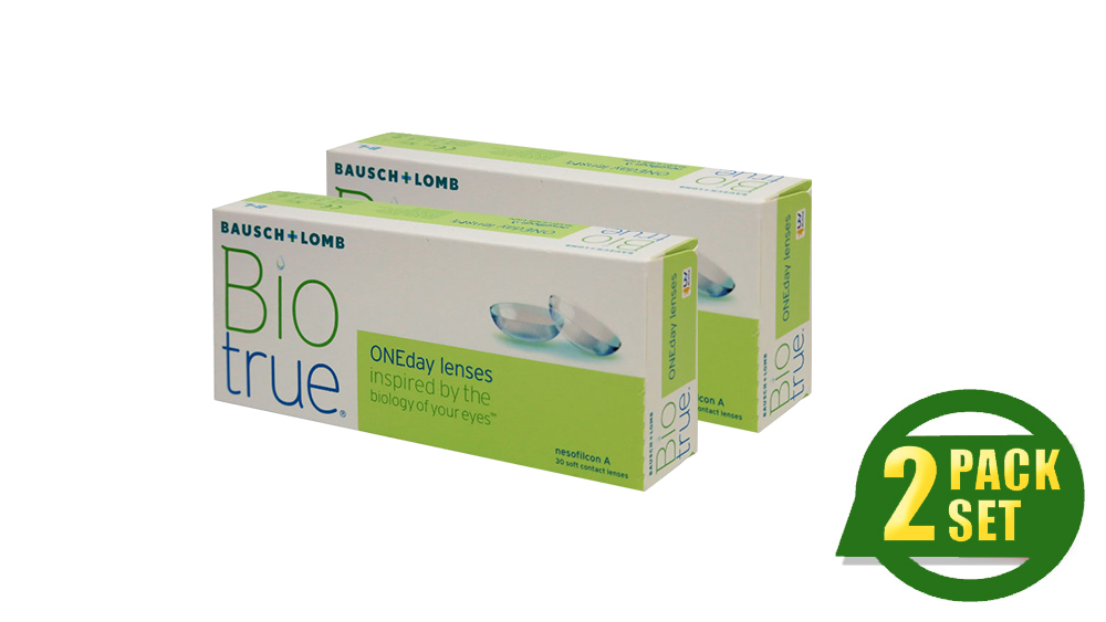 Bausch+Lomb Biotrue 1 Day Special Package 2 Box